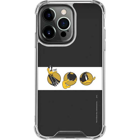 Looney Tunes Daffy Duck Three Circles iPhone 16 Pro Clear Case